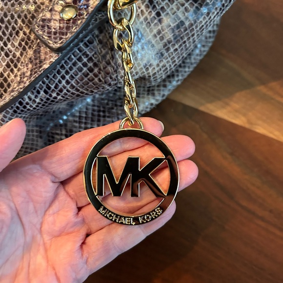 Michael Kors Brown Snake Print Women's Bag - Picture 4 of 8